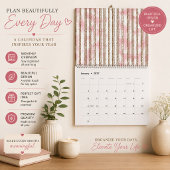 rosa und weiß gestreifter Hintergrund Kalender