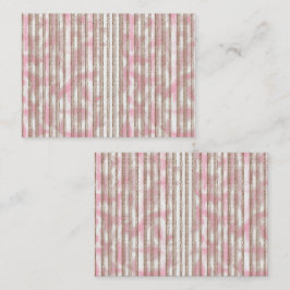 rosa und weiß gestreifter Hintergrund Platzkarte