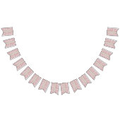 rosa und weiß gestreifter Hintergrund Wimpelkette (Alle)