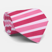 Rosa und weiß gestrichene Krawatte (Gerollt)