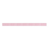 Rosa und Weiß Gingham Ripsband (Vorderseite)