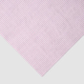 Rosa und Weiß Gingham Seidenpapier (Ausschnitt)