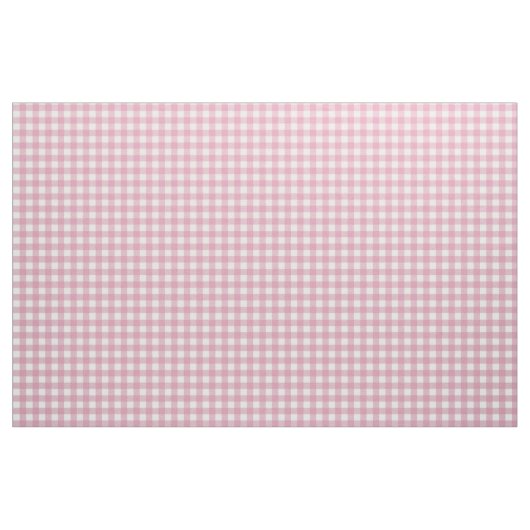 Rosa und Weiß Gingham Stoff (Yard (91,4 cm))