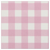 Rosa und Weiß Gingham Stoff (Nahaufnahme)