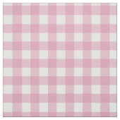Rosa und Weiß Gingham Stoff (Muster)