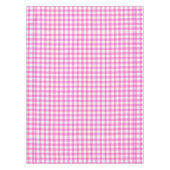 Rosa und Weiß Gingham Tischdecke (Vorderseite)