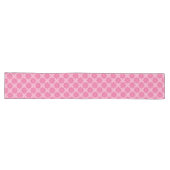 Rosa und Weiß Großer Tischläufer (Horizontal)