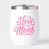 Rosa und weiß ich Liebe Sie Mama (Vorderseite)