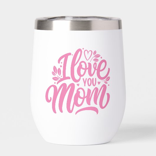 Rosa und weiß ich Liebe Sie Mama (Rückseite)