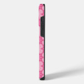 Rosa und Weiß iPhone Hülle (Linke Seite)