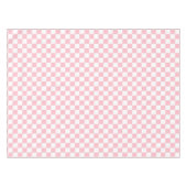 Rosa und weiß karierter Karo Tischdecke (Vorderseite (Horizontal))