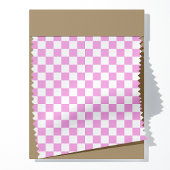 rosa und weiß kariertes Muster Stoff