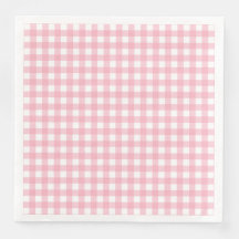 Rosa und weiß Karton Papier Abendessen Napkins