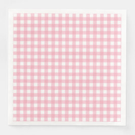 Rosa und weiß Karton Papier Abendessen Napkins Serviette