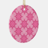 Rosa und Weiß Keramik Ornament (Rechts)