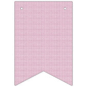 rosa und weiß mit gewellten Linien Wimpelkette (Erste Fahne)