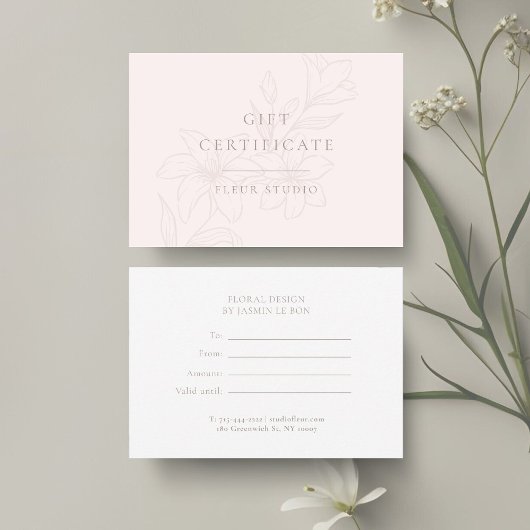 Rosa und Weiß | Modern Boho Minimal Floral