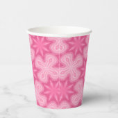 Rosa und Weiß Pappbecher (Rechts)