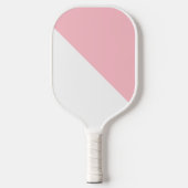 Rosa und Weiß Pickleball Schläger (Vorderseite)