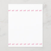 Rosa und Weiß rockendes Pferd, anpassbares T/F-Spi Flyer (Hinten)