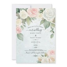 Rosa und Weiß Rose dutzende Blüten