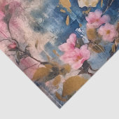 Rosa und Weiß Seidenpapier (Ausschnitt)