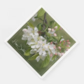 Rosa und Weiß Serviette (Ecke)