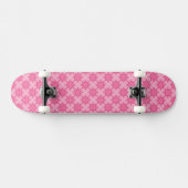 Rosa und Weiß Skateboard (Horizontal)
