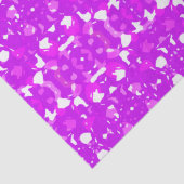 Rosa und Weiß Symmetrische Zeichen Seidenpapier (Detail)