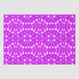 Rosa und Weiß Symmetrische Zeichen Seidenpapier