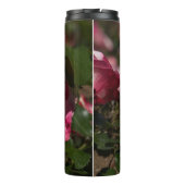 Rosa und Weiß Thermosbecher (Rückseite)