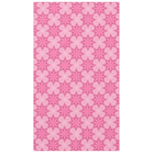 Rosa und Weiß Tischdecke (Vorderseite)