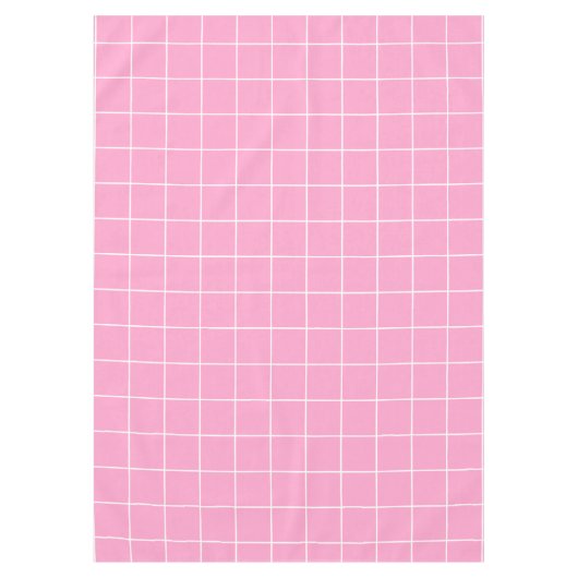 Rosa und Weiß Tischdecke (Vorderseite)