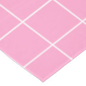 Rosa und Weiß Tischdecke (Schrägansicht)