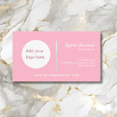 Rosa und Weiß Treuekarte