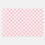 Rosa und Weiß Unterschiedliche Größen Diagonal Gin Geschenkpapier Set (Vorderseite 2)