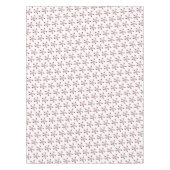 Rosa und weiße Apfelblüte auf Weiß Tischdecke (Vorderseite)