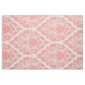 Rosa und weiße Art Deco nahtlose Muster Stoff (Fat Quarter (45,7 x 55,9 cm))