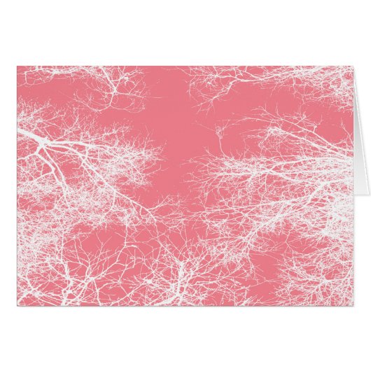 Rosa und weiße Bäume (Vorderseite (Horizontal))
