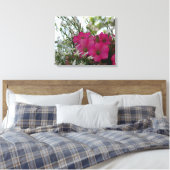 Rosa und weiße Blume - Martha's Vineyard Leinwanddruck (Insitu (Schlafzimmer))