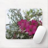 Rosa und weiße Blume - Martha's Vineyard Mousepad (Mit Mouse)