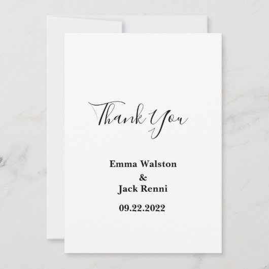 Rosa und weiße Blumengrün Einladung zur Hochzeit (Rückseite)