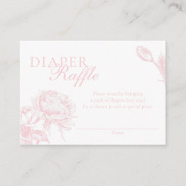 Rosa und weiße Blütenblätter Begleitkarte