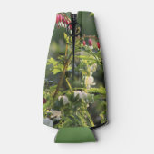 Rosa und weiße Blutungen Herz Flaschenkühler (Rückseite)