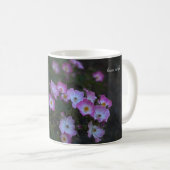 Rosa und weiße Bush-Rose Kaffeetasse (VorderseiteRechts)