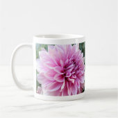 Rosa und weiße Dahlie Kaffeetasse (Links)