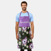 Rosa und weiße Daisy Daisis Blume Blumenstrauß Schürze (Getragen)