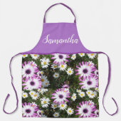 Rosa und weiße Daisy Daisis Blume Blumenstrauß Schürze (Vorderseite)