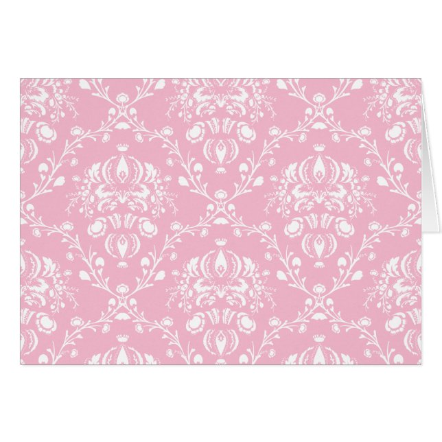 Rosa und weiße Damast (Vorderseite (Horizontal))