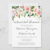 Rosa und weiße einladung (Vorderseite)